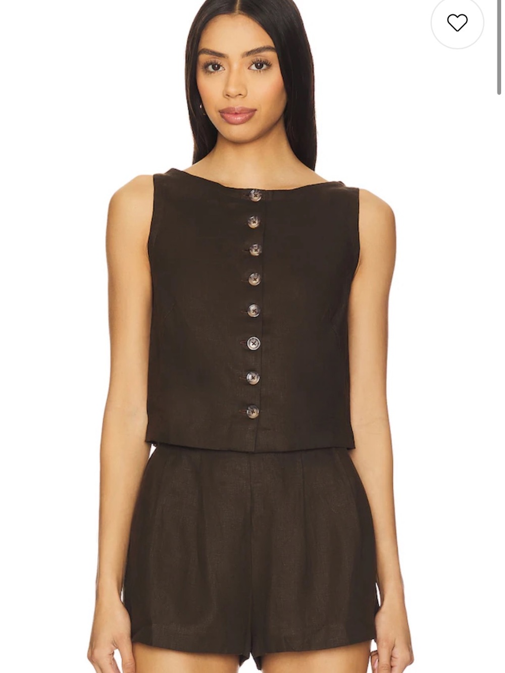 Faithfull the Brand Elia Linen Top